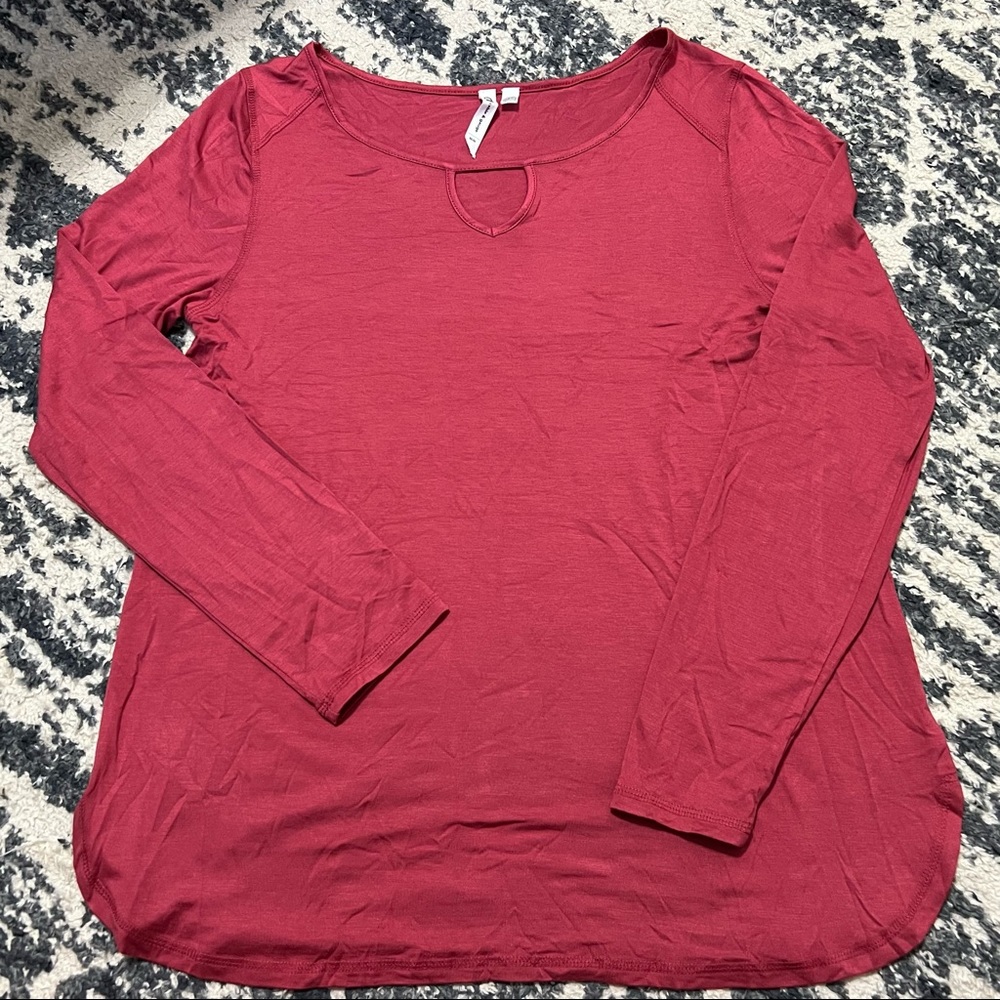 Cable & Gauge Long Sleeve Tunic Style Top M